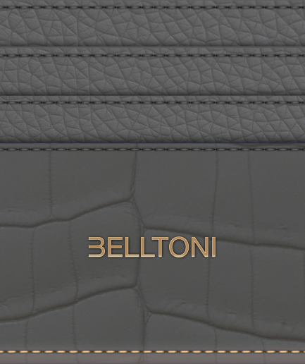 Belltoni Card Holder Primarily Gray Alligator